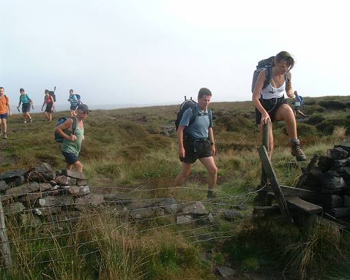 teggs-040.jpg - Shining Tor. Beginning the long descent to Lamaload.