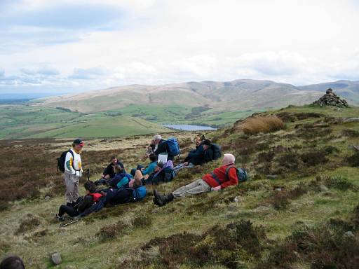 img_0072.jpg - On top of Binsey. Fine views, fine weather, but windy.