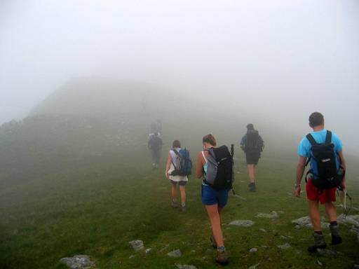 img_0137.jpg - Starting along Striding Edge. June 2003.