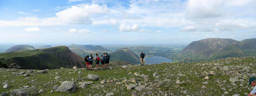 Panorama.jpg - Looking towards Red Pike and the descent.