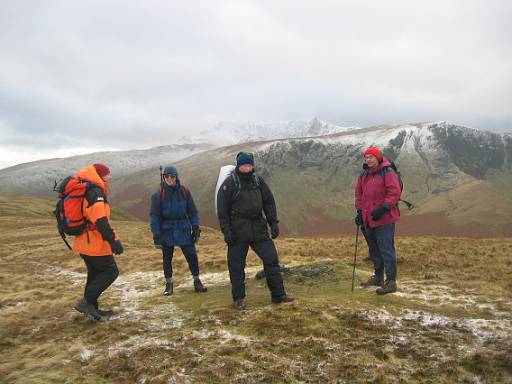 14_25-1.jpg - Bagging a small top feels like less of an epic adventure after seeing Blencathra in the snow. The wind is starting to pick up again.