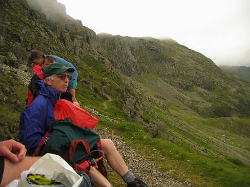 12_14-1.jpg - The climbers' traverse on the way to Bowfell.