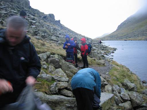 16_24-1.jpg - Snatched shot after the descent from Dow Crag. We lost visibility as we climbed White Maiden; its cleared up now we've descended.