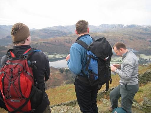 12_31-2.jpg - Chris, Steve and Andy admire the view.