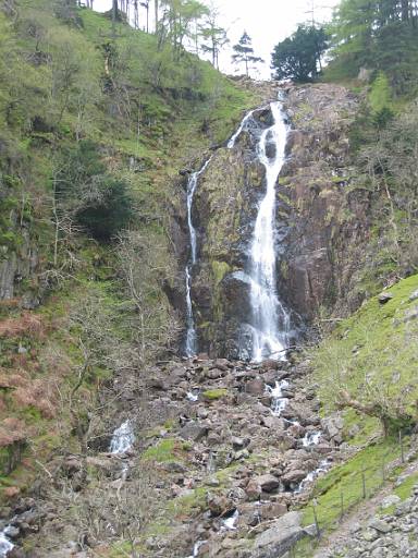 11_39-1.jpg - Waterfall as we start to climb from Seatoller. This is much more interesting than the way which passes to the left of the waterfall.