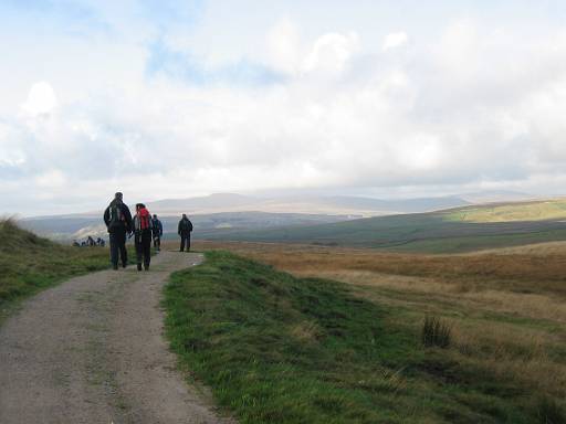 14_42-1.jpg - On the way to Victoria and Attermire caves. We found Attermire cave this time. Views to Ingleborough and Whernside - an excellent spot to view the Three Peaks.