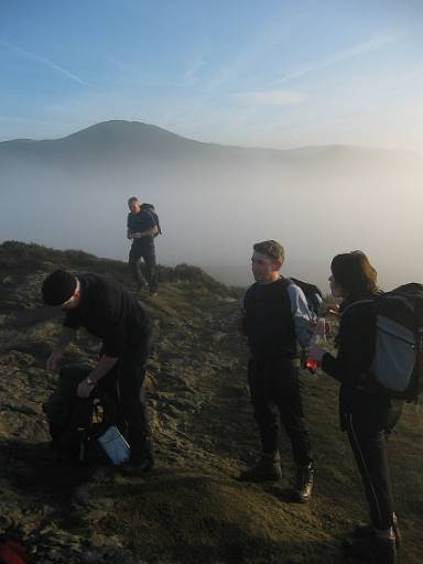 16_51-2.jpg - It didn't really seem like Walla Crag would be worth the effort till near the top. At the top we got out of the mist and got these amazing views.