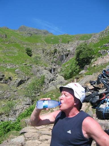 11_01-1.jpg - Warm day climbing Stickle Ghyll.