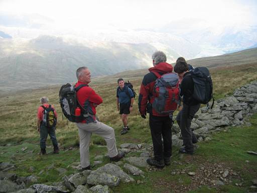 11_05-1.jpg - At the top of Red Screes looking to Scandale Pass. After a misty top on Red Screes, things are starting to look up.