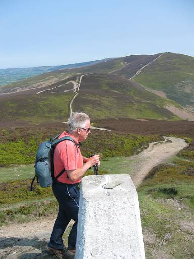 12_53-2.JPG - Brian, with views to Moel y Gamelin