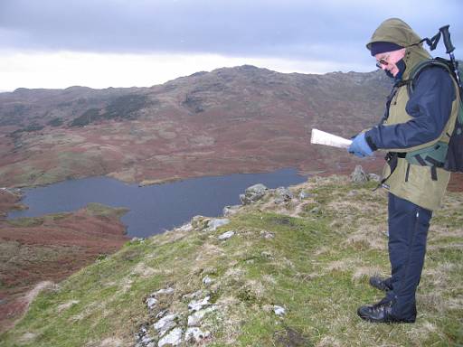 16_11-1.JPG - Paul overlooking Easedale Tarn