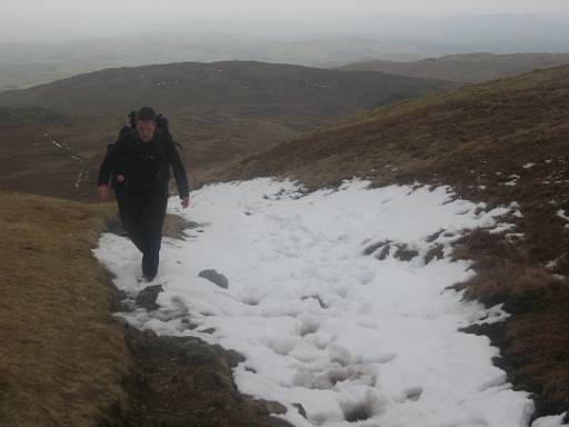 12_42-1.jpg - Dave on the climb up to Yoke. Some snow here.