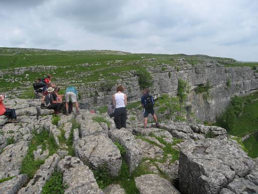 15_42-1.jpg - On Malham Cove. Watching the Peregrine Falcon watch us.