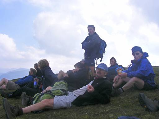 14_47-1.jpg - Sunbathing on Sail. It's not all hard work on the A-walks.