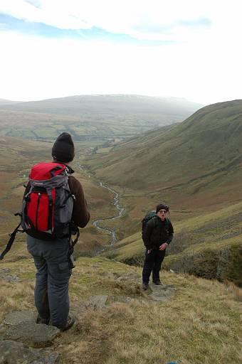 DSC_0028.JPG - Cautley Holme Beck heading towards Baugh Fell