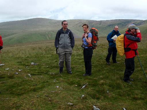 13_00-1.jpg - On Lowthwaite Fell the low cloud finally lifted and we can see back to Great Sca Fell.