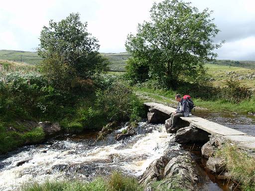 14_12-1.jpg - Dave on the bridge near Crummack