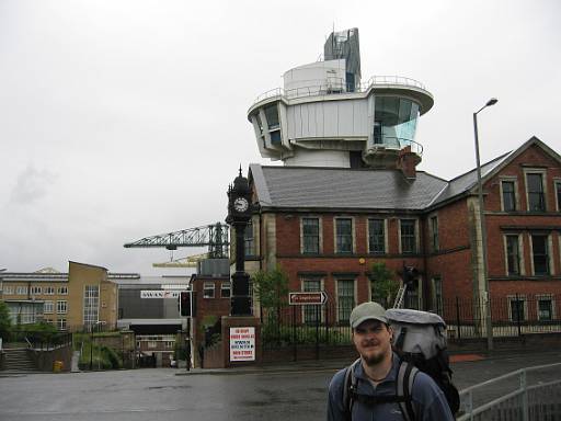 10_49-1.jpg - The entrance to Swan Hunter shipyards just outside Wallsend metro station.