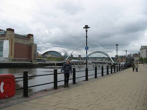 12_23-1.jpg - The Baltic Arts Centre and the winking eye bridge.