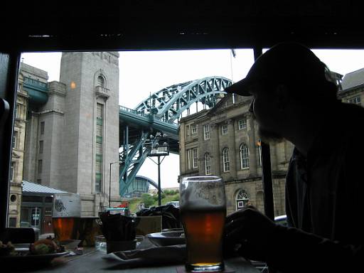 12_57-1.jpg - Lunch on the first day overlooking the bridge.