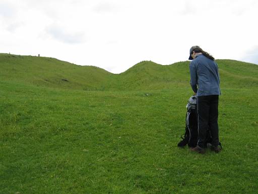 10_48-1.jpg - The vallum - a ditch on the 'English' side of the wall. Probably to mark out the military zone.