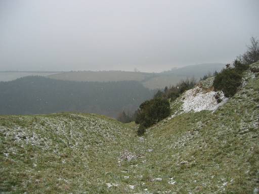 11_05-1.jpg - Offa's Dyke. Quite impressive in parts. The path did most of the days 3300 feet climb on this section - it was constantly rising and falling.