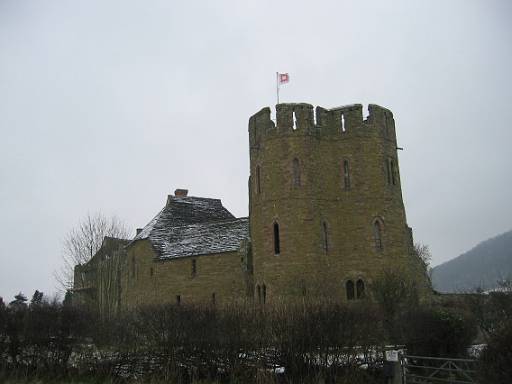 12_07-1.jpg - Stokesay Castle is actually a fortified manor house.