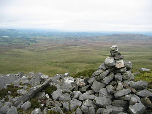 12_30-1.jpg - The summit to the right of the gap - more ascent to summit of Cuillagh. Good views.