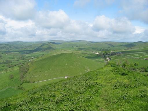 10_18-1.jpg - Looking towards Chrome Hill from High Weeldon, Aldery Cliff in the foreground