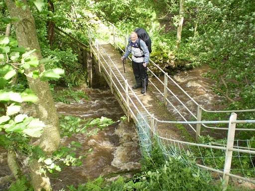 10_40-2.jpg - Crossing Thornhope Burn. We are now in Northumberland.