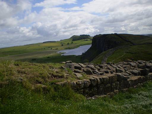 09_13-1.jpg - Peel Crags with Greelee Lough behind