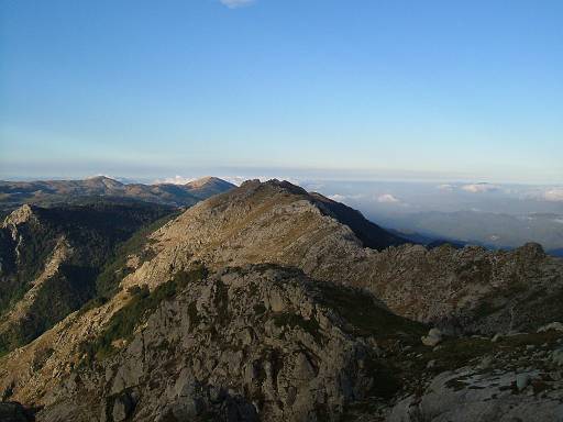 05_37-2.JPG - View back along yesterdays arete.