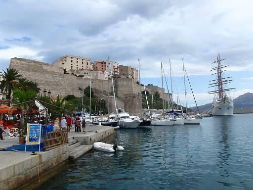 09_20-3.jpg - Calvi Harbour and Three masted ship